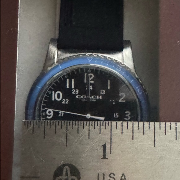 Coach Analog Casual New York Black Men's Watch Rubber - Picture 12 of 12